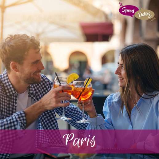 Speed Dating à Paris on Sunday, July 7, 2024 at 8:30 PM